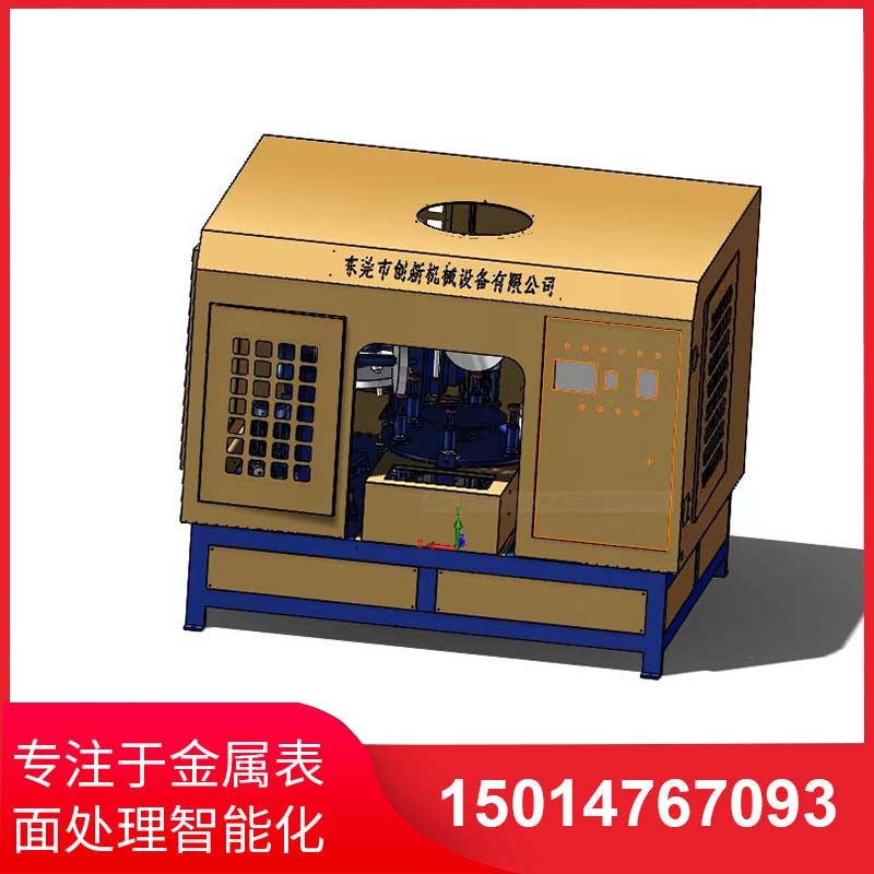 五磨頭圓盤自動抛光機